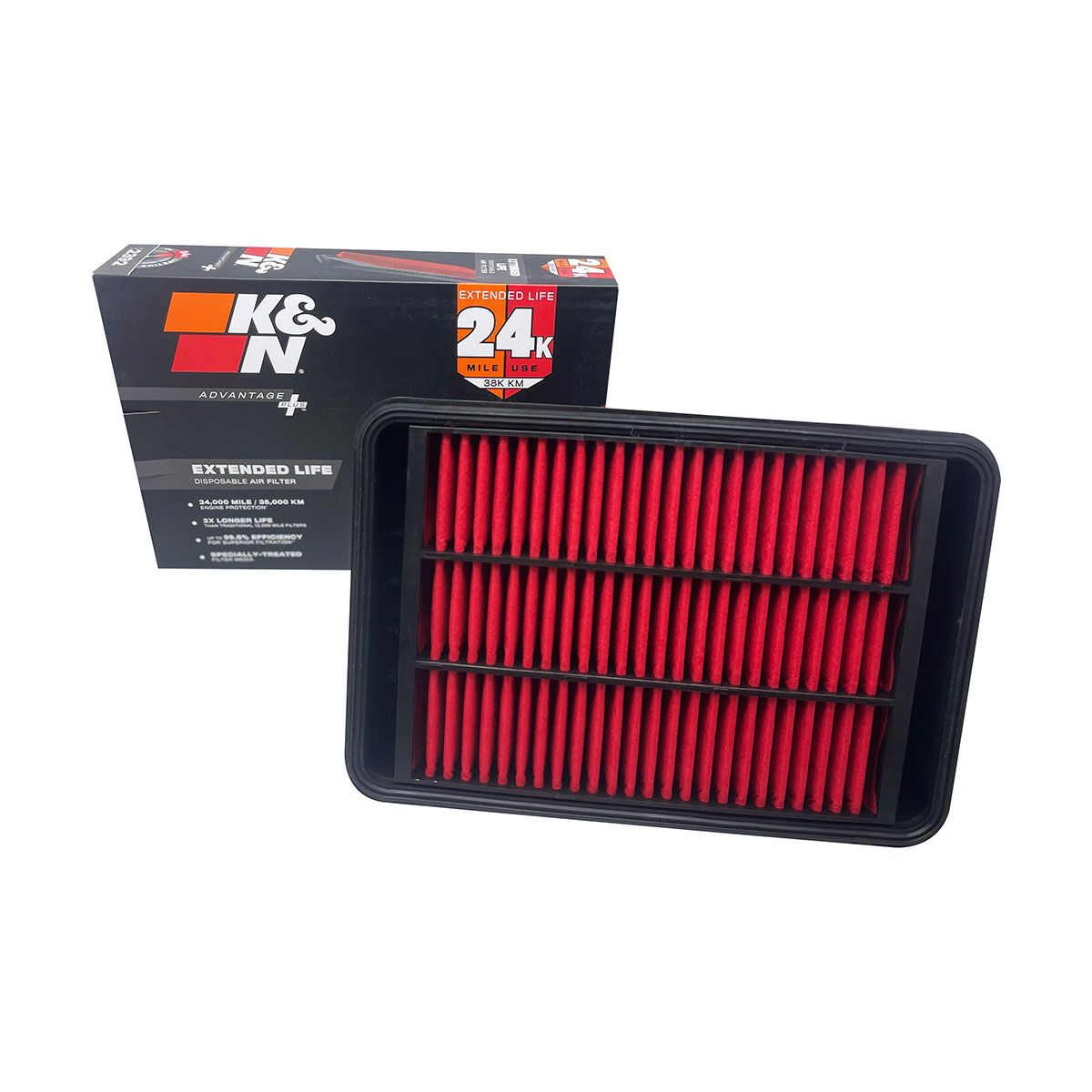 K&N Advantage Plus Disposable Air Filter - KNX-2392, , scaau_hi-res