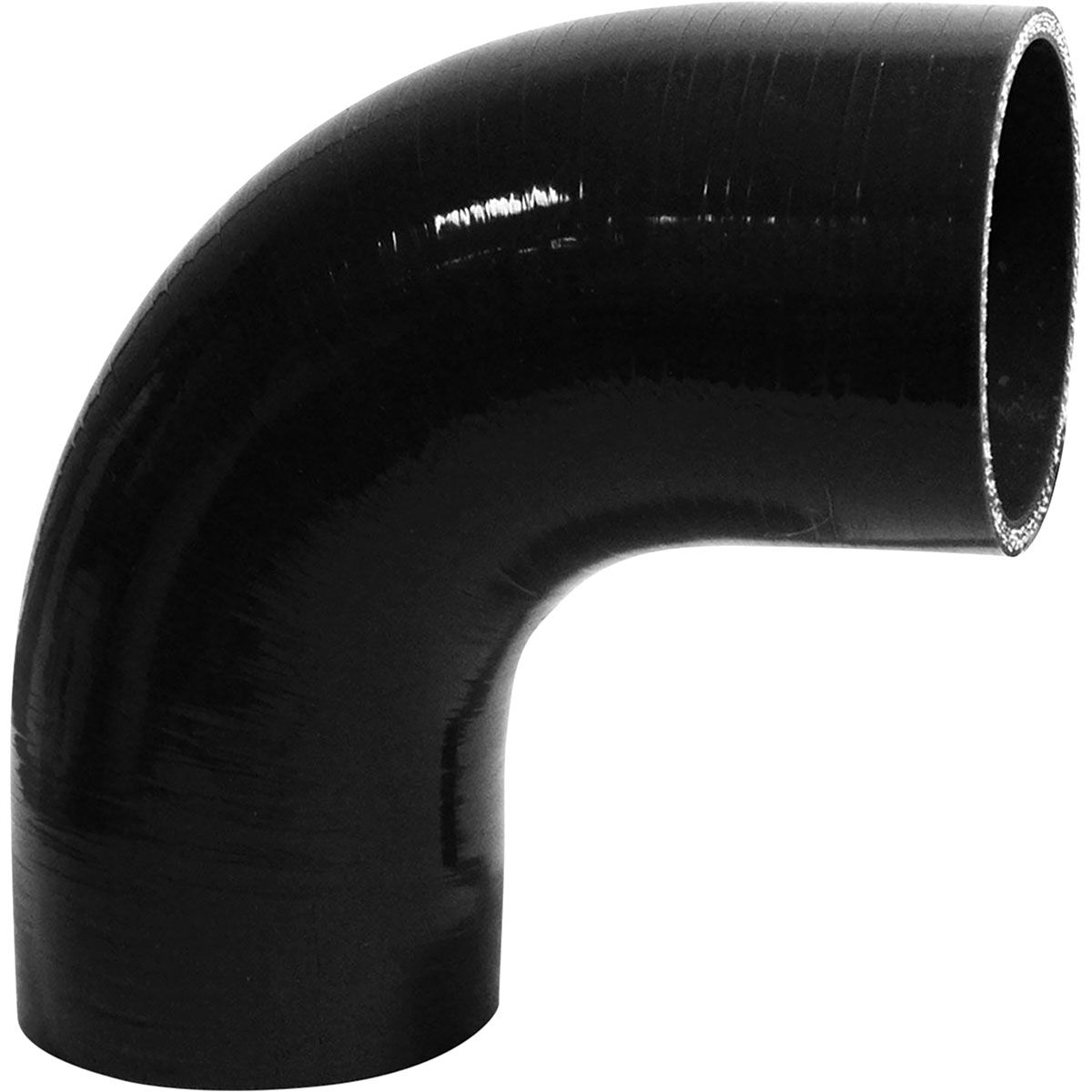 SAAS Black Silicone 90 Degree Elbow Hose, 76mm x 76mm SSH907676, , scaau_hi-res