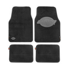 Dickies Carpet OG Logo Floor Mats Black Set Of 4, , scaau_hi-res