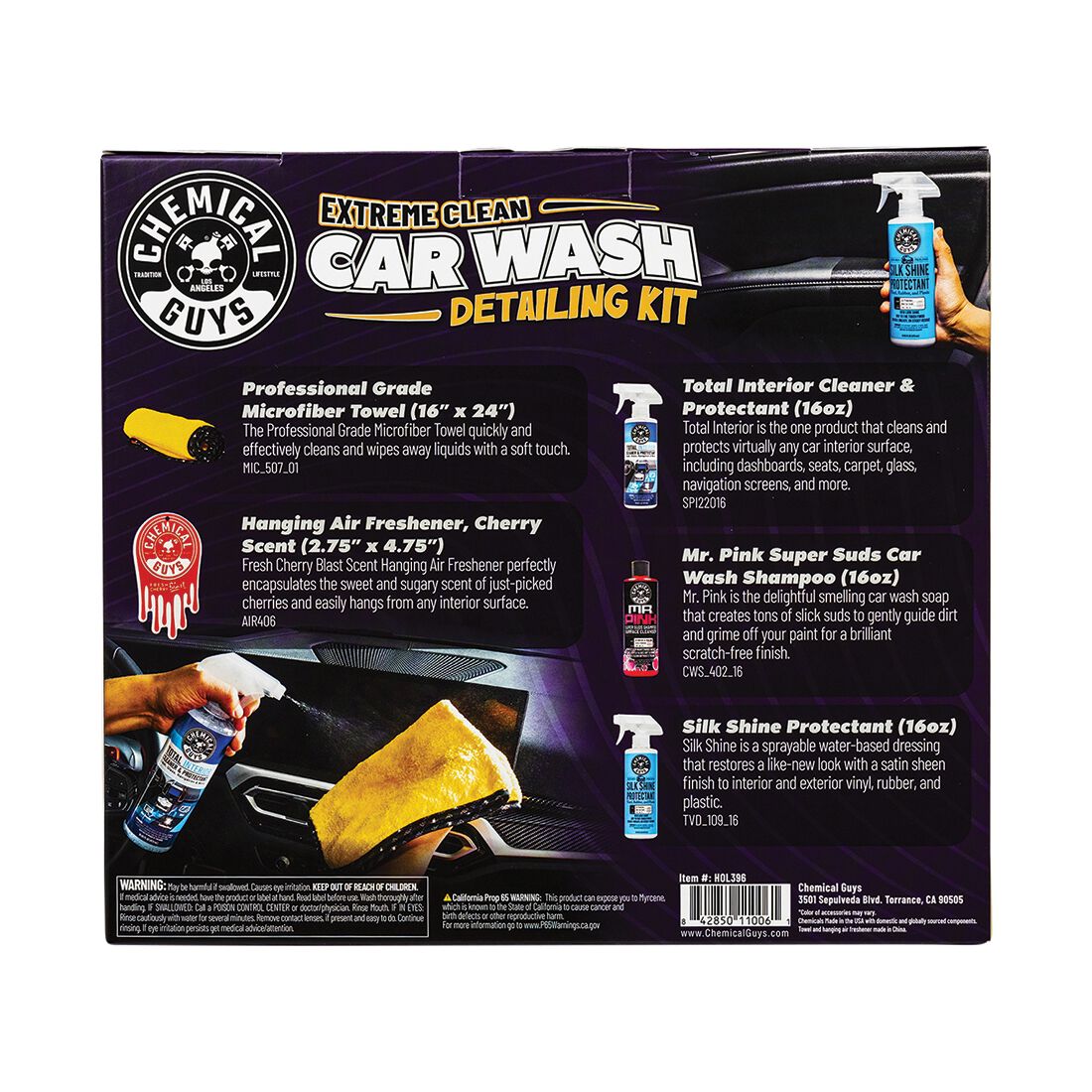 Chemical Guys Extreme Clean Car Detailing Kit, , scaau_hi-res