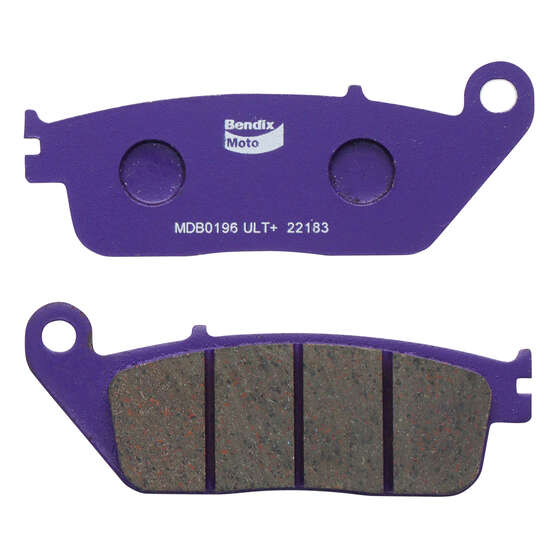 Bendix Ultimate+ Motorcycle Disc Brake Pads - MDB0196-ULT+, , scaau_hi-res