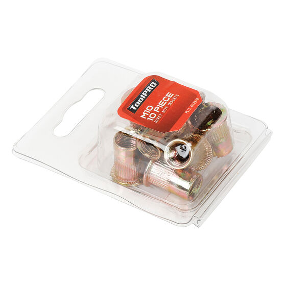 Tool Pro Rivet ToolPRO Rivet Nut Inserts M10 10 Piece | Supercheap Auto