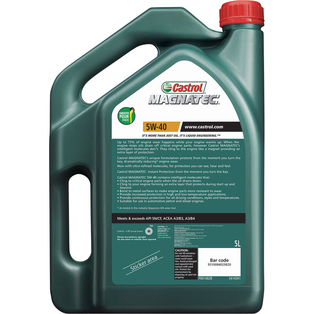 Castrol MAGNATEC Engine Oil 5W 40 5 Litre Supercheap Auto castrol-magnatec-engine-oil-5w-40-5-litre-supercheap-auto