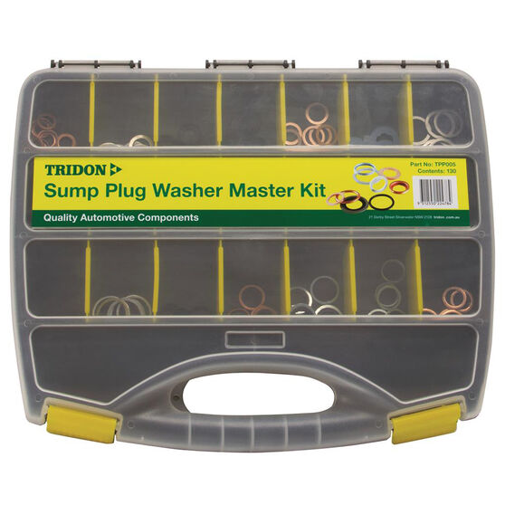 Tridon Sump Plug Washer Master Kit TPP005, , scaau_hi-res