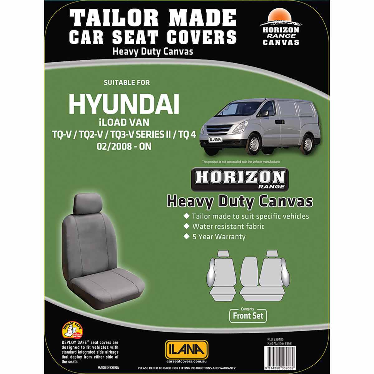 Hyundai iload online car seat covers