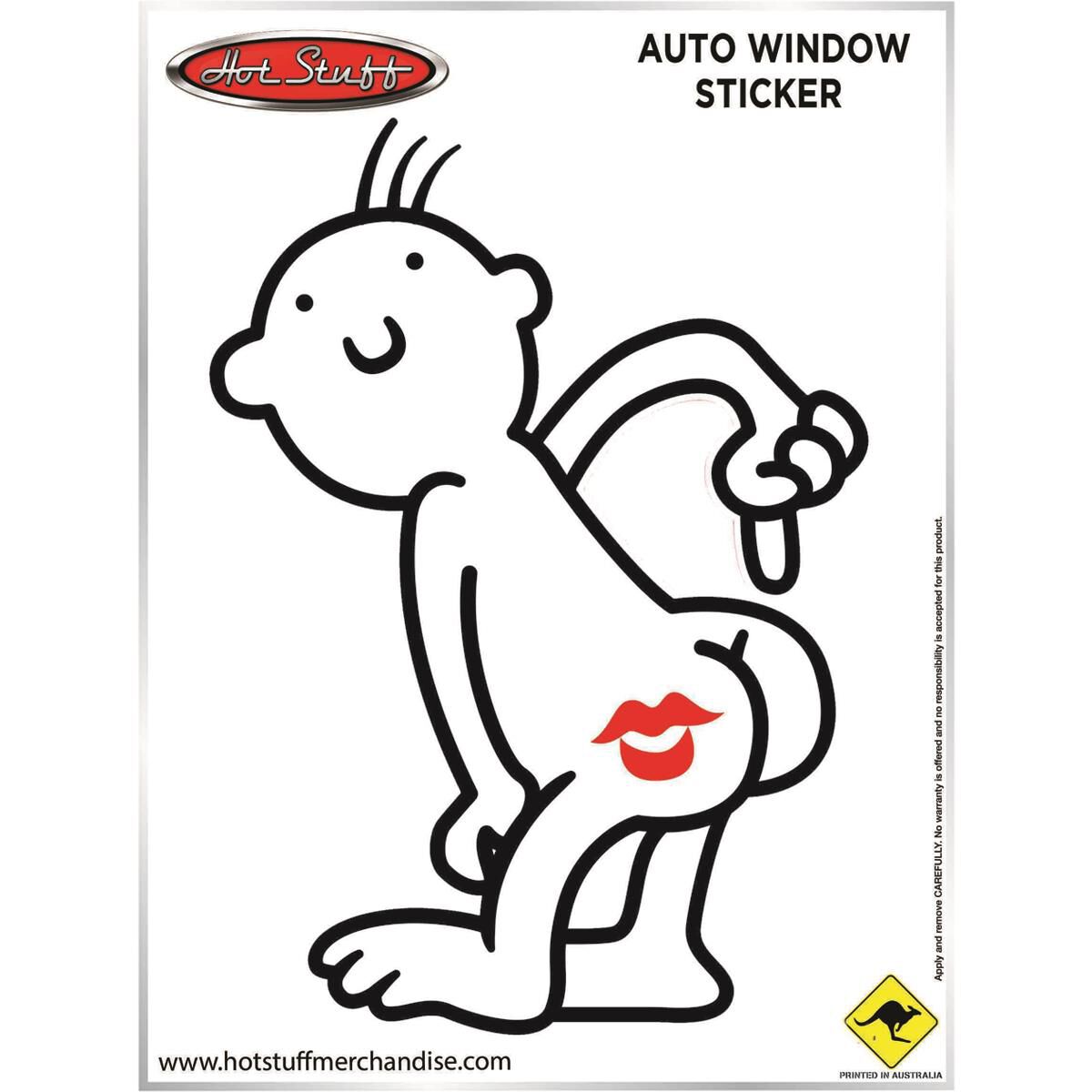 Hot Stuff Sticker Kiss Mine, Vinyl, , scaau_hi-res