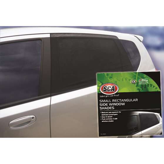 SCA Window Shade Side Small Rectangular Black Pair, , scaau_hi-res