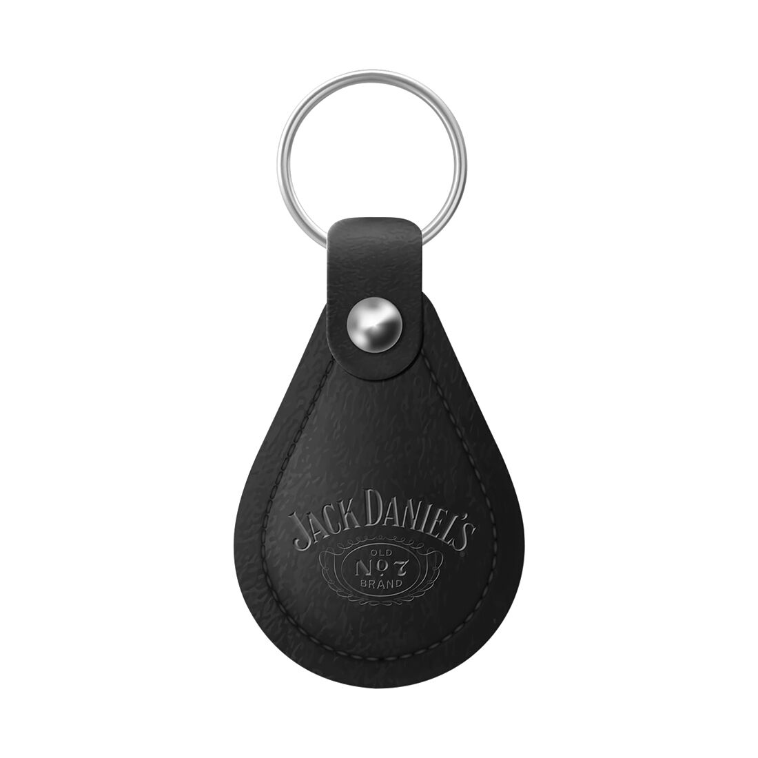 Jack Daniel's PU Leather Teardrop Keyring, , scaau_hi-res