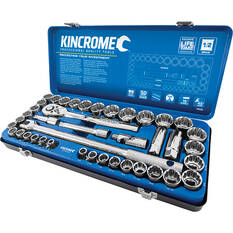 Kincrome Socket Set 1/2" Drive Metric/SAE 42 Piece, , scaau_hi-res