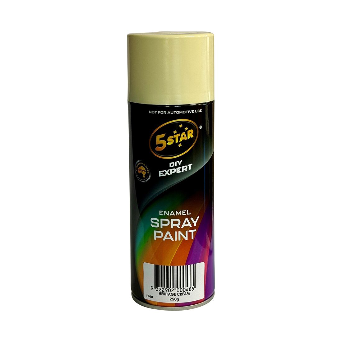 5 Star Enamel Spray Paint Heritage Cream 250g, , scaau_hi-res
