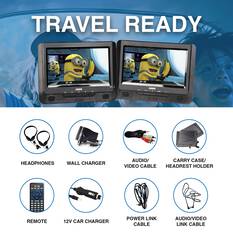 Laser 9" Portable Dual-Screen DVD Player LASER-PT9-DUALD, , scaau_hi-res