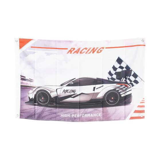 Flag White Car 95x58CM, , scaau_hi-res