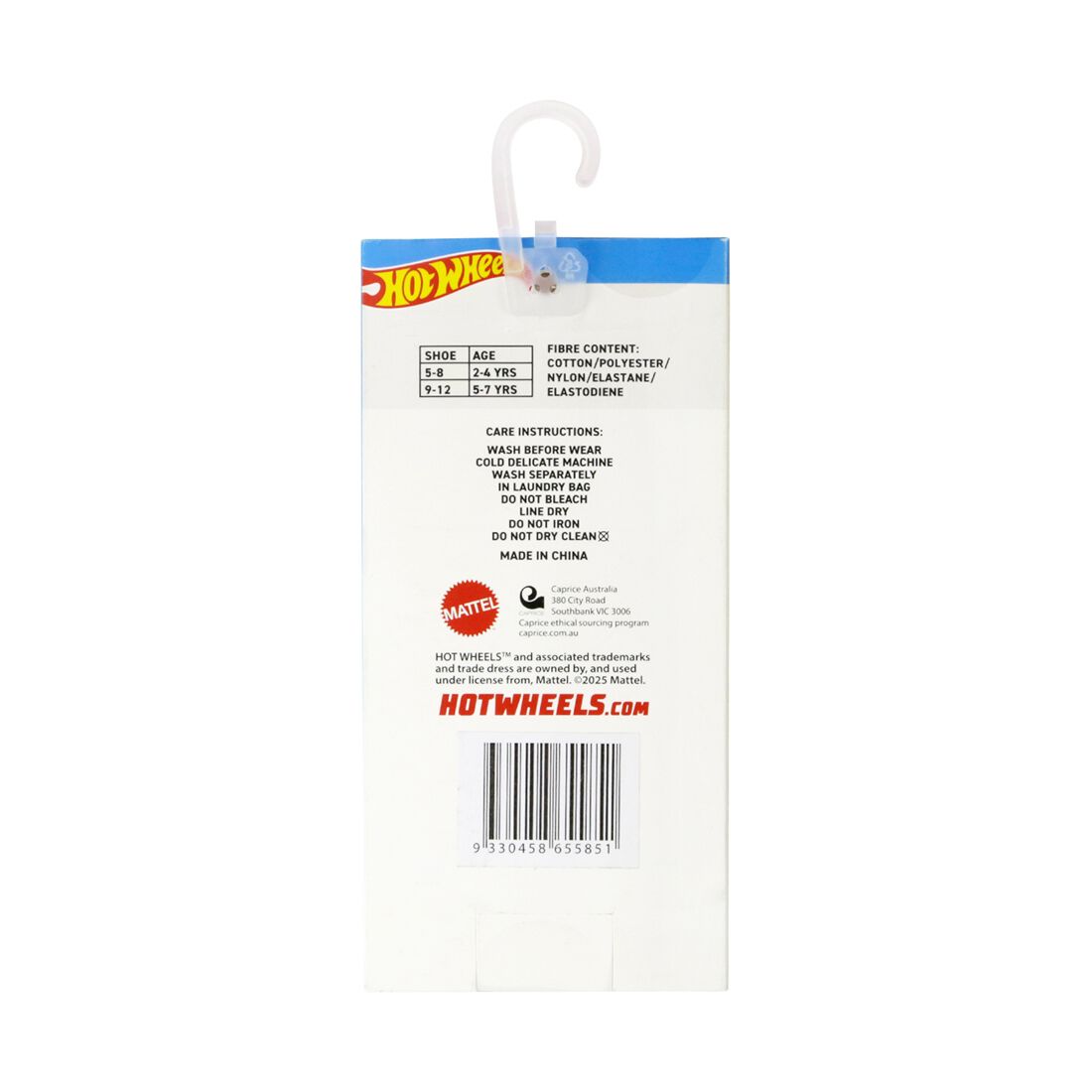 Hot Wheels Kids Socks 3 Pack Size 5-8, , scaau_hi-res