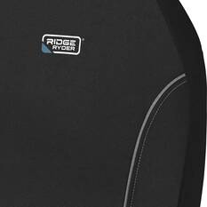 Ridge Ryder Canvas Seat Covers Black/Grey 30SAB, , scaau_hi-res