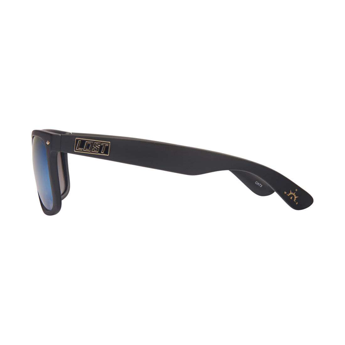 LOST Sunglasses Admiral Mirror Polarised Matt Black Ice Blue, , scaau_hi-res