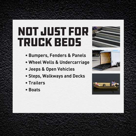 Herculiner Bed Liner Protective Coating Kit with Rollers 3.78 Litres, , scaau_hi-res