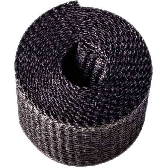 Exhaust Wrap Black 2 Wide X 10Ft Long, , scaau_hi-res