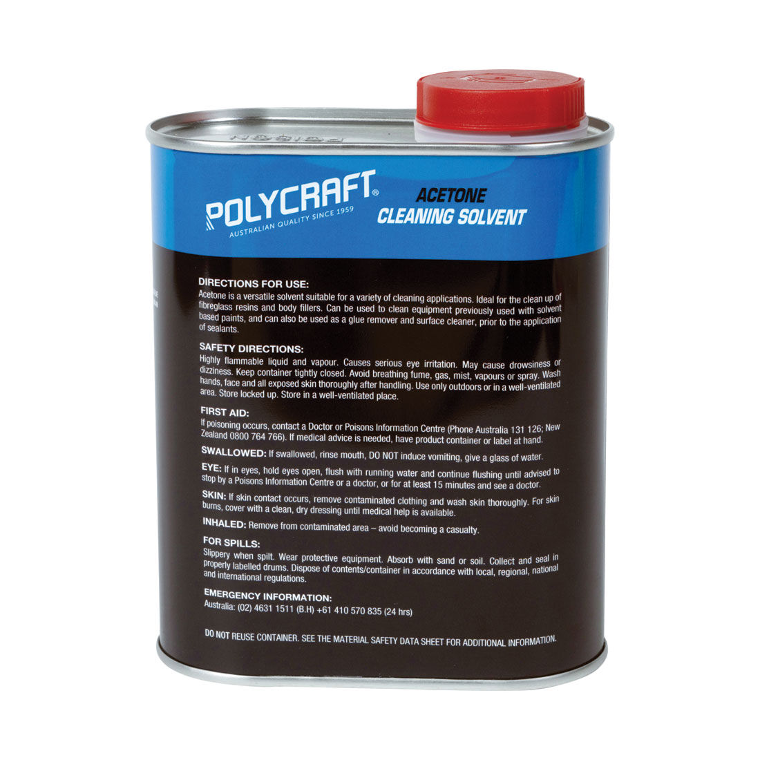 Polycraft Acetone 1L, , scaau_hi-res