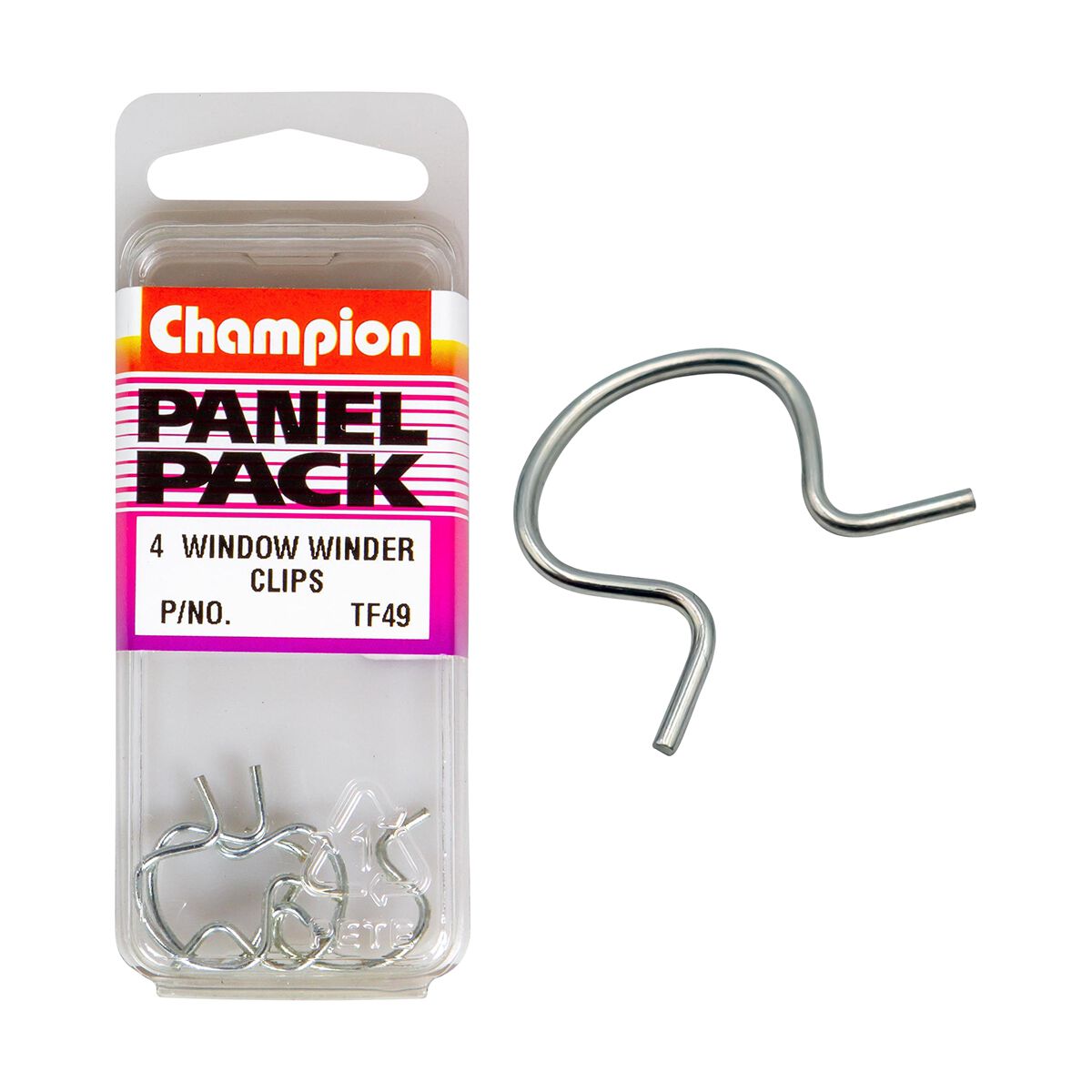 Champion Panel Pack Window Winder Clips TF49, Universal, , scaau_hi-res