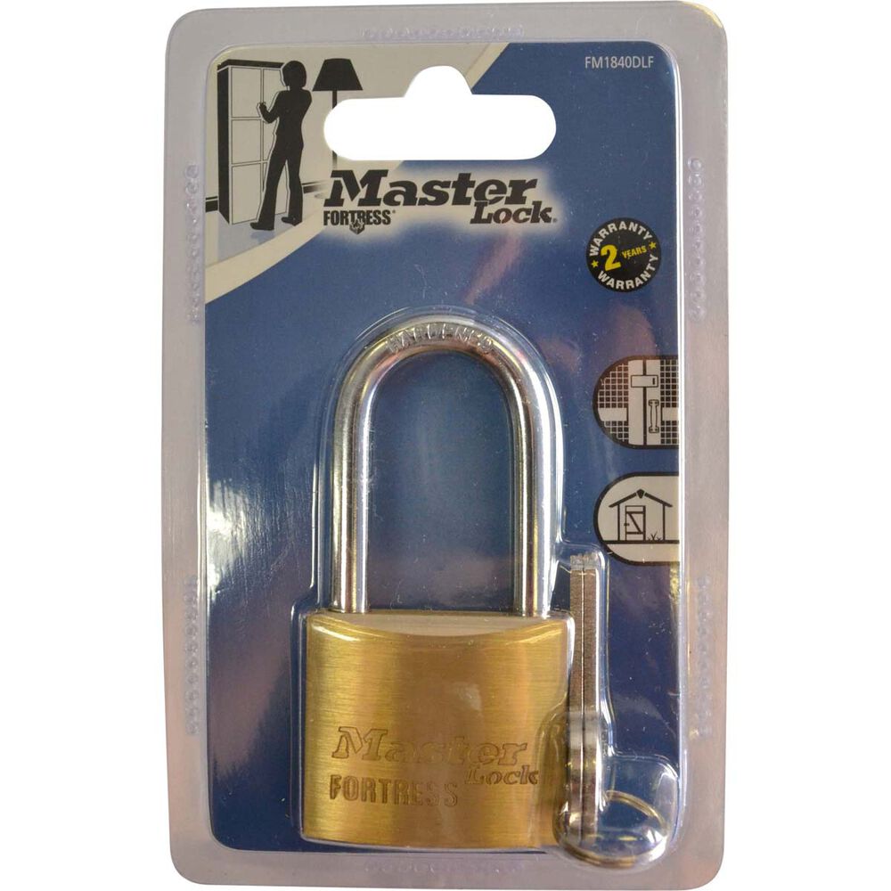 Master Lock Fortress Padlock Long Shank, 40mm Supercheap Auto
