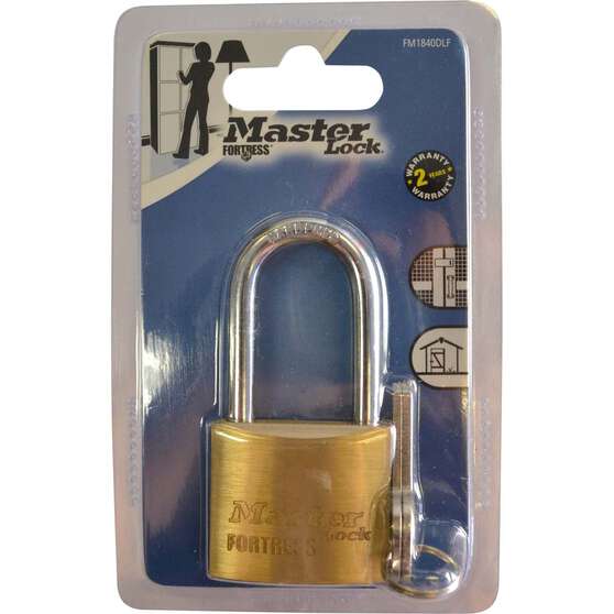 Masterlock Fortress Padlock Long Shank 40mm, , scaau_hi-res