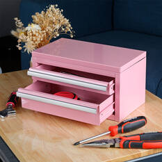 ToolPRO Mini Tool Chest 2 Drawer Pink, , scaau_hi-res