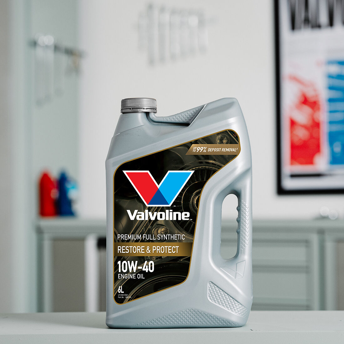 Valvoline Restore & Protect Engine Oil 10W-40 6 Litre, , scaau_hi-res