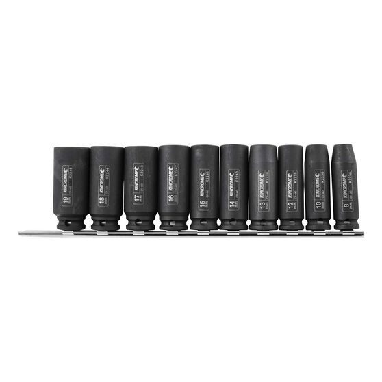 Kincrome Deep Impact Socket Set 3/8" Drive Metric 10 Piece Supercheap