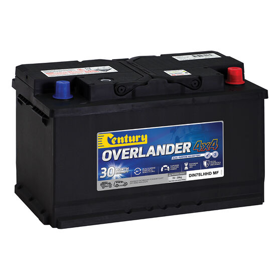 Century Overlander 4x4 Battery DIN75LHHD MF, , scaau_hi-res