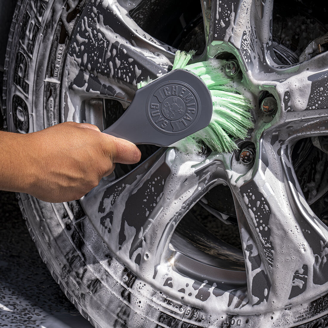 Chemical Guys Wheelie All Exterior Surface & Wheel Brush, , scaau_hi-res