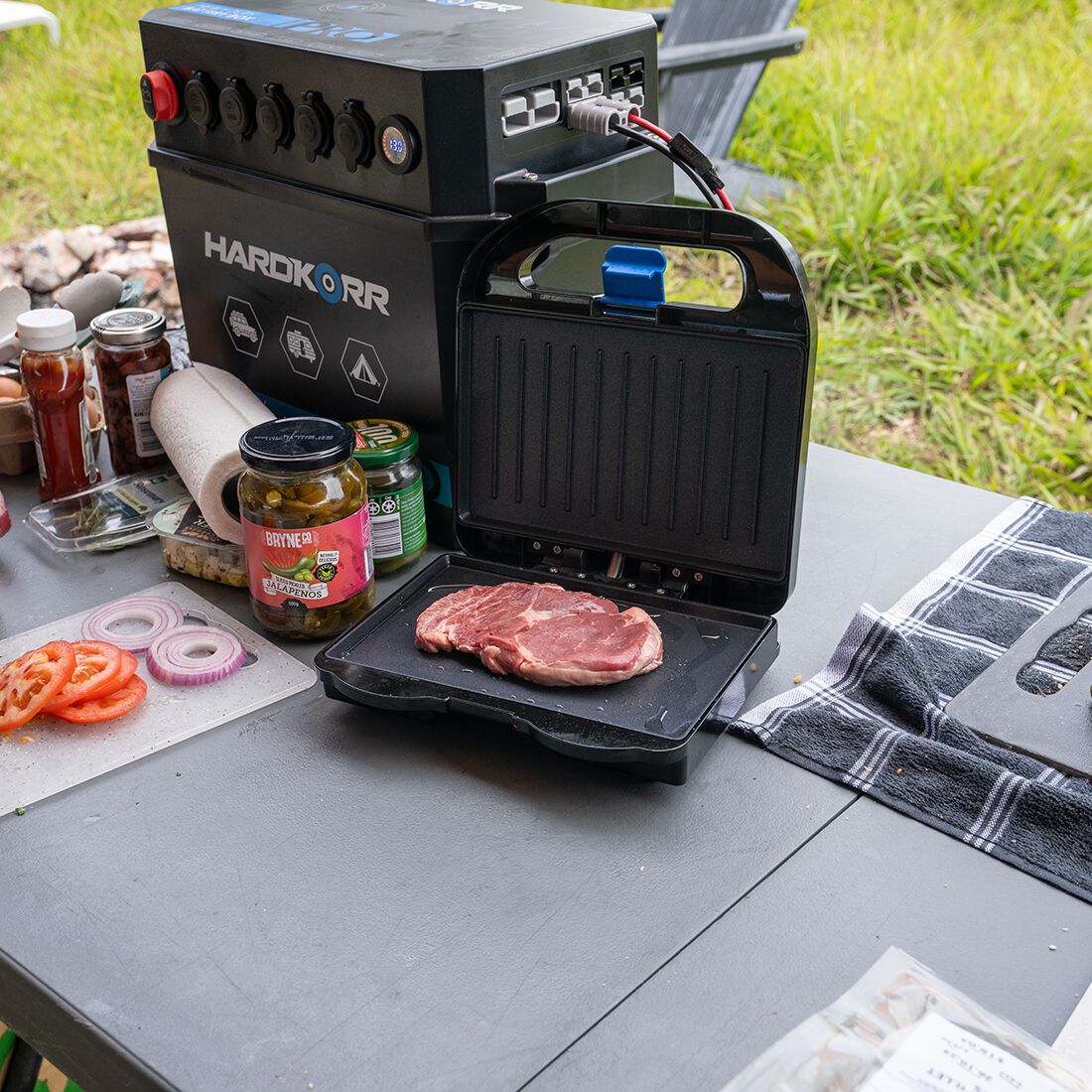 Hardkorr Sandwich Press Grill 12V, , scaau_hi-res