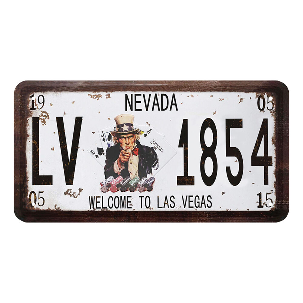 Tin Sign Vintage Number Plate Asst Designs Supercheap Auto