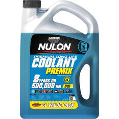 Nulon Blue Anti-Freeze / Anti-Boil Premix Coolant - 6 Litres, , scaau_hi-res
