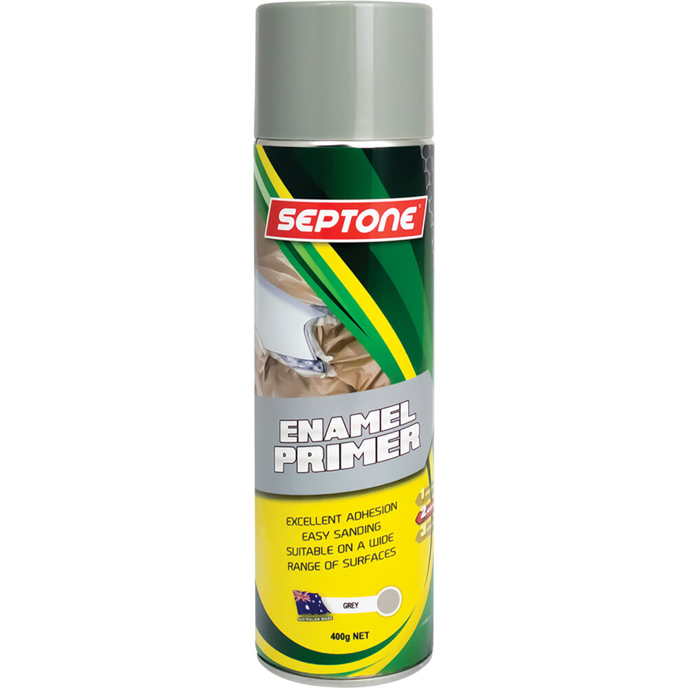 Septone Enamel Grey Primer 400g Supercheap Auto