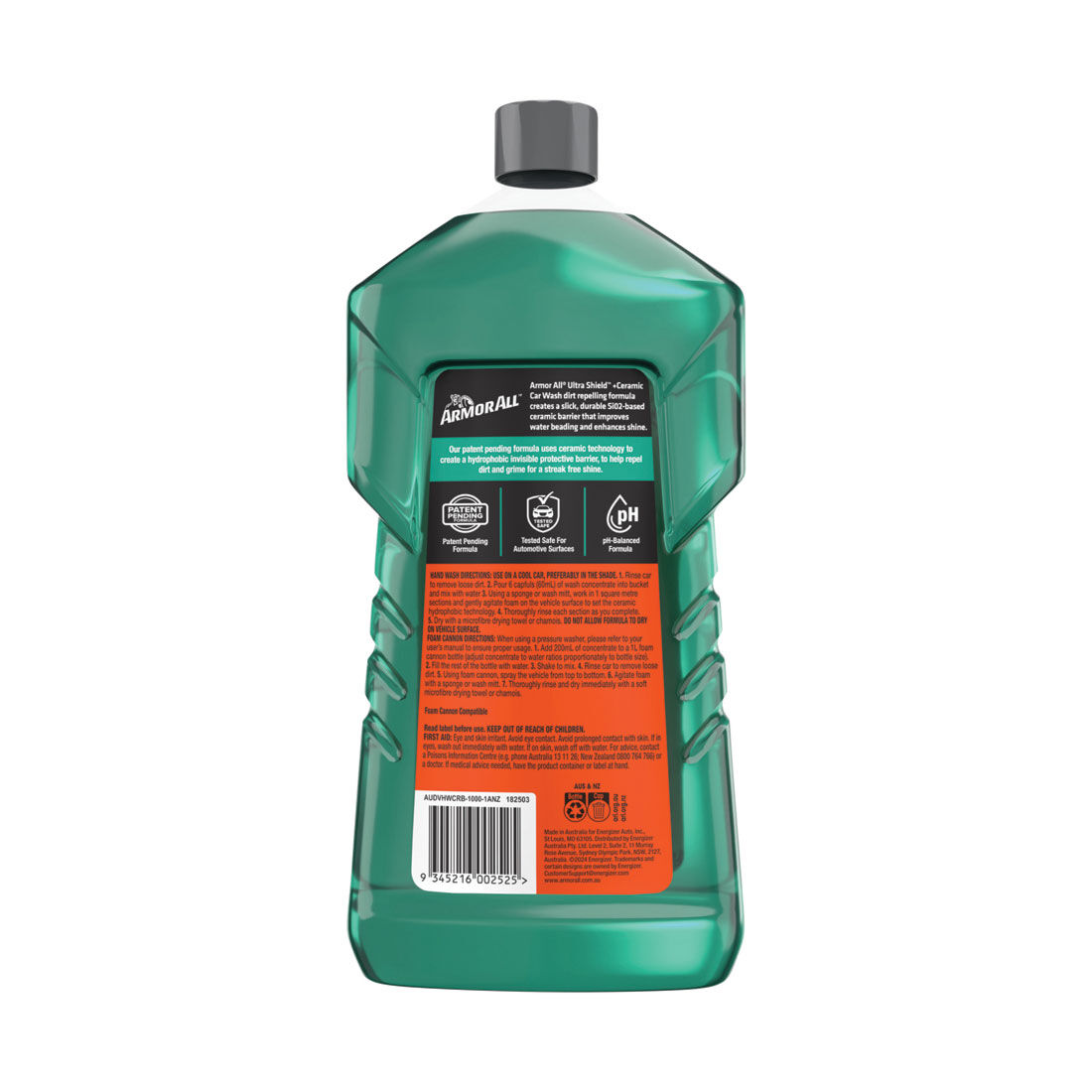 Armor All Ultra Shield Ceramic Car Wash 1 Litre, , scaau_hi-res