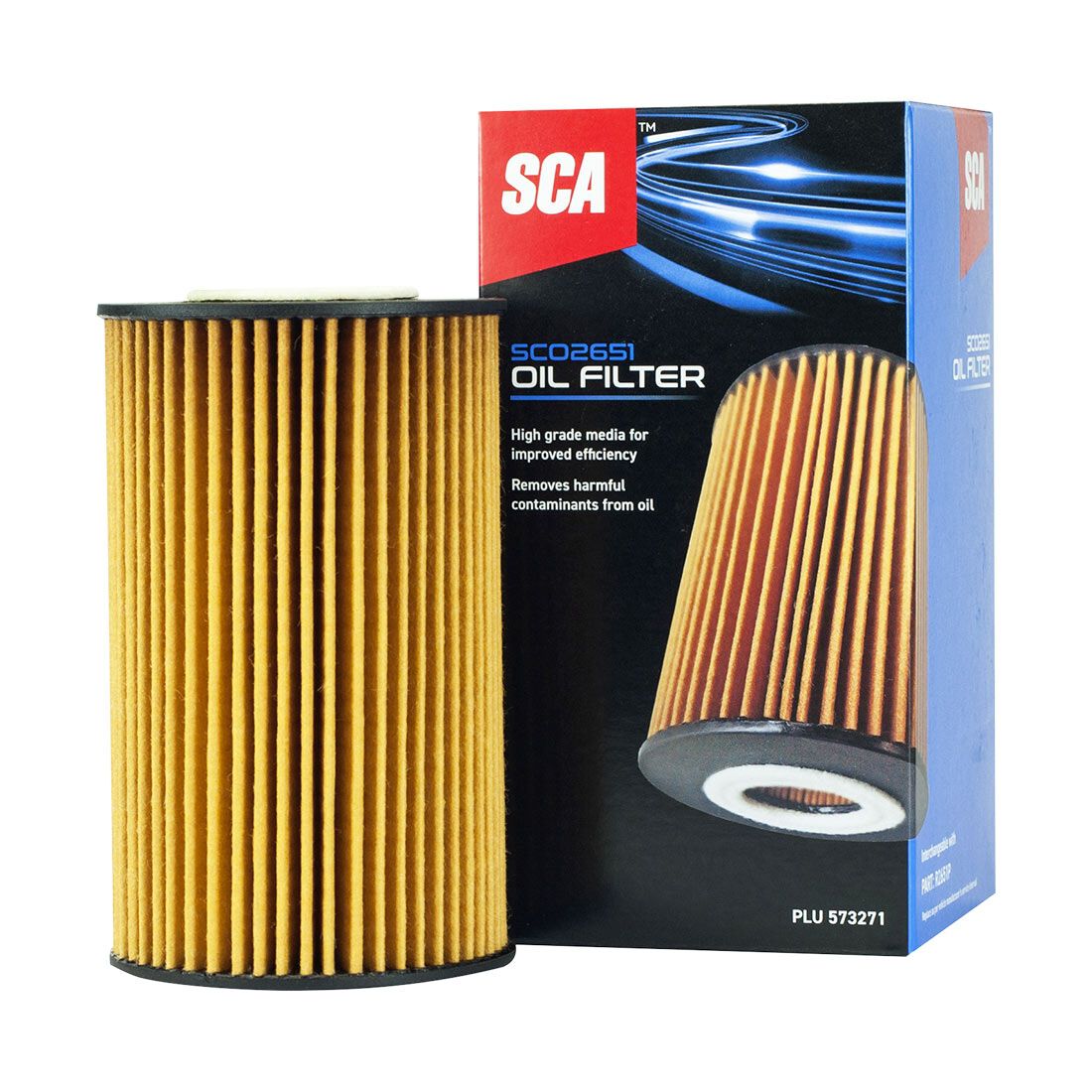 SCA Oil Filter SCO2651 (Interchangeable with R2651P), , scaau_hi-res