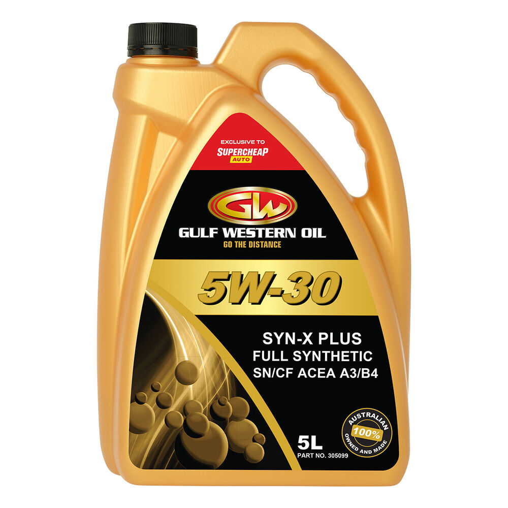Gulf Western SYNX Plus Engine Oil 5W30 5 Litre Supercheap Auto