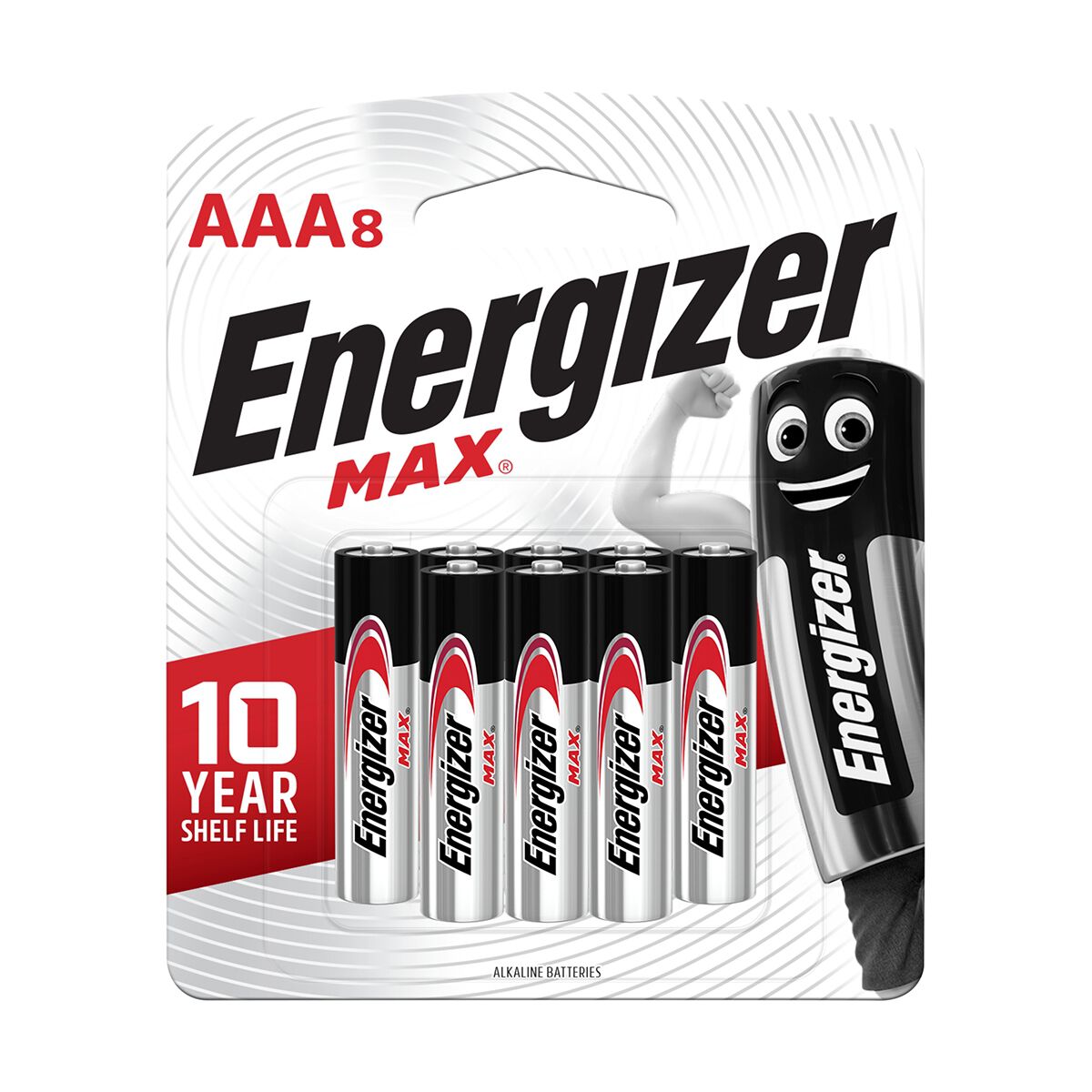 Energizer Max AAA Battery - 8 Pack, , scaau_hi-res