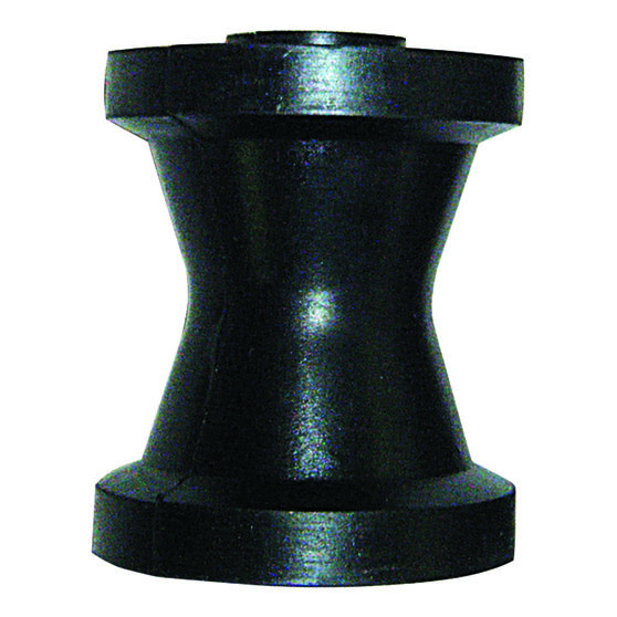 Viking Black Rubber Bow Roller 3", , scaau_hi-res
