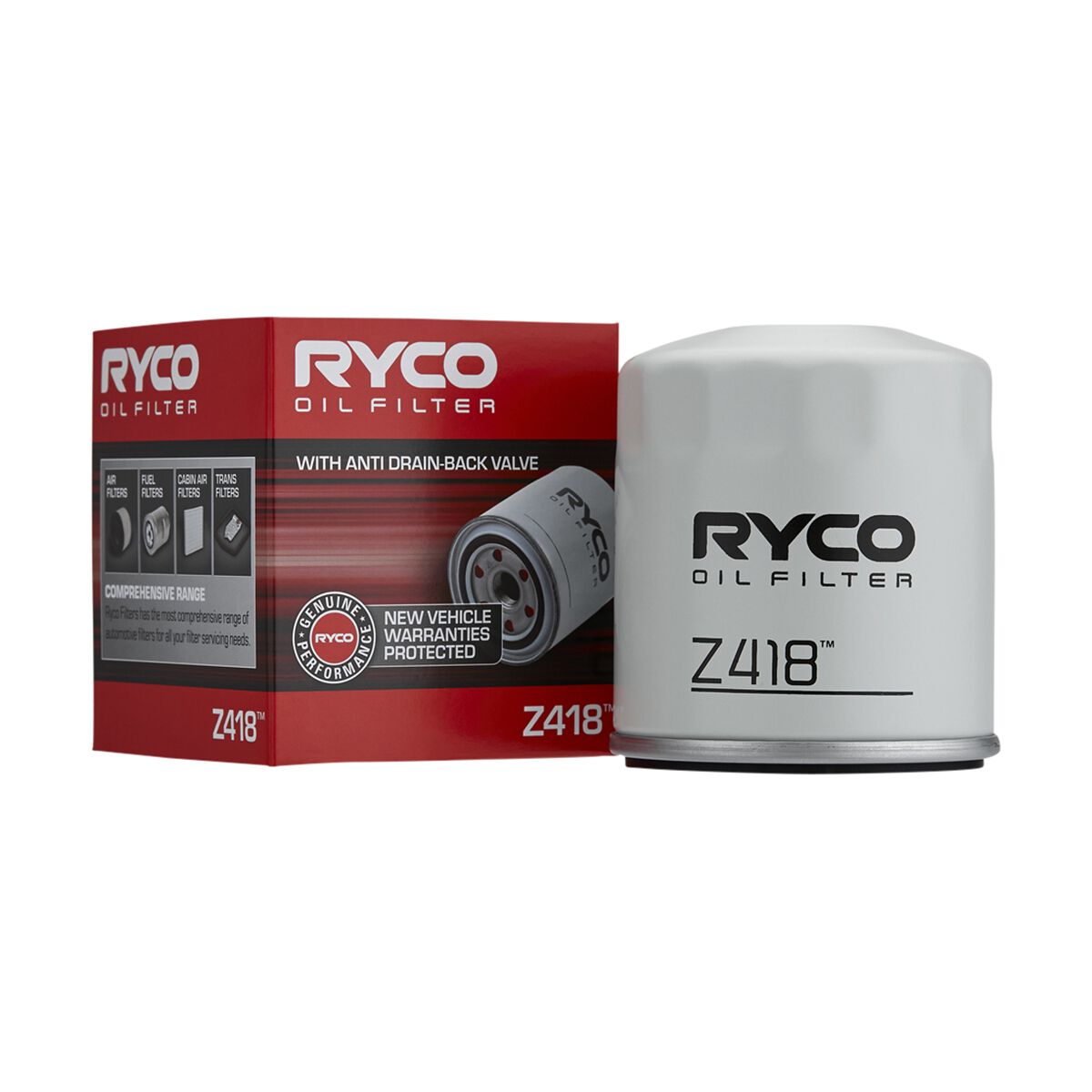 Ryco Oil Filter - Z418, , scaau_hi-res