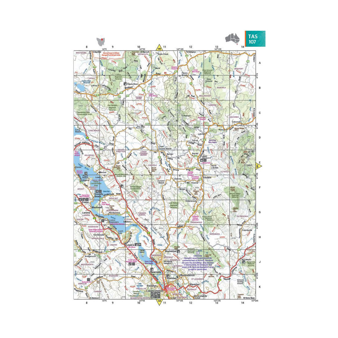 Hema Australia Road and 4WD Handy Atlas, , scaau_hi-res