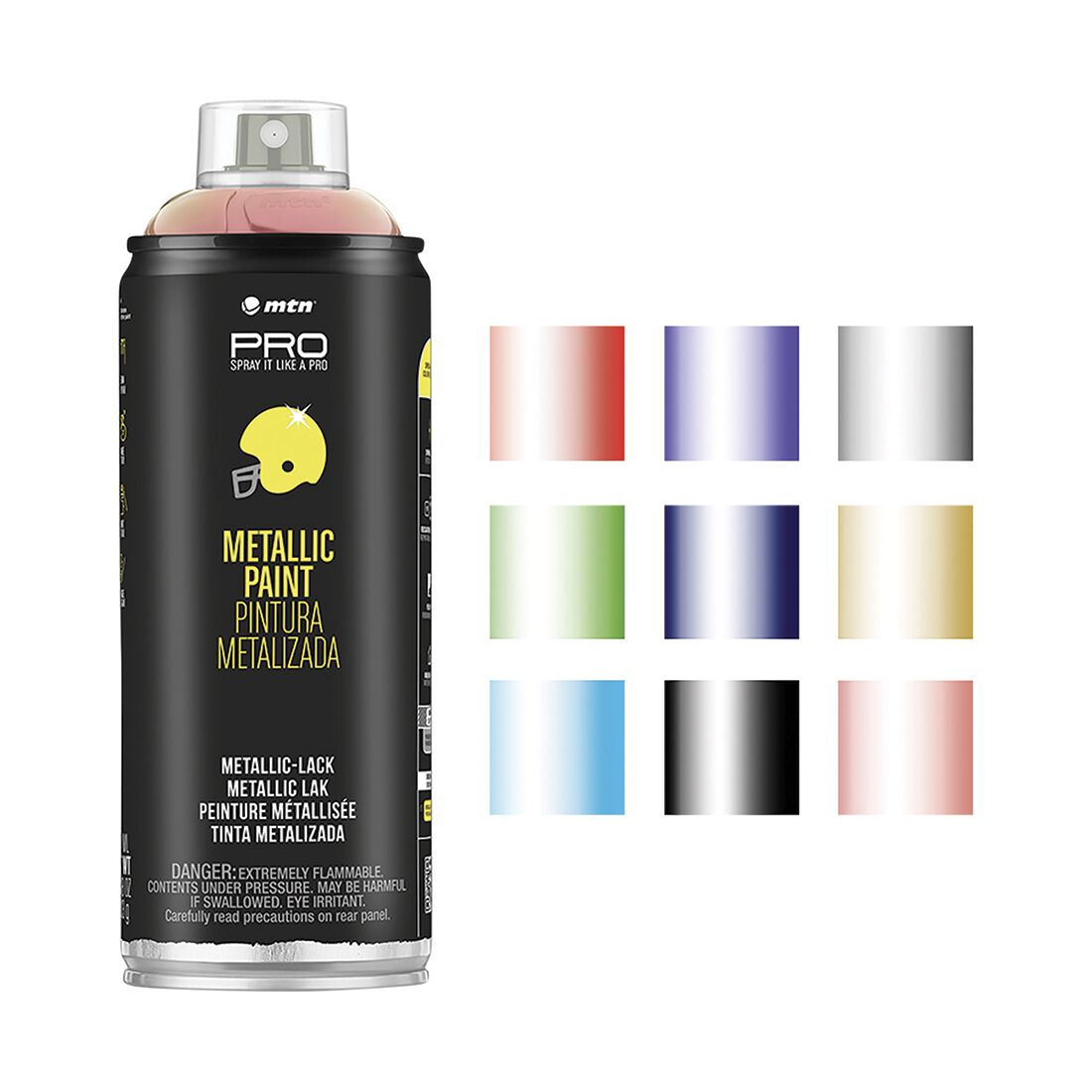 MTN Pro Metallic Pink Gold Spray Paint 400mL, , scaau_hi-res