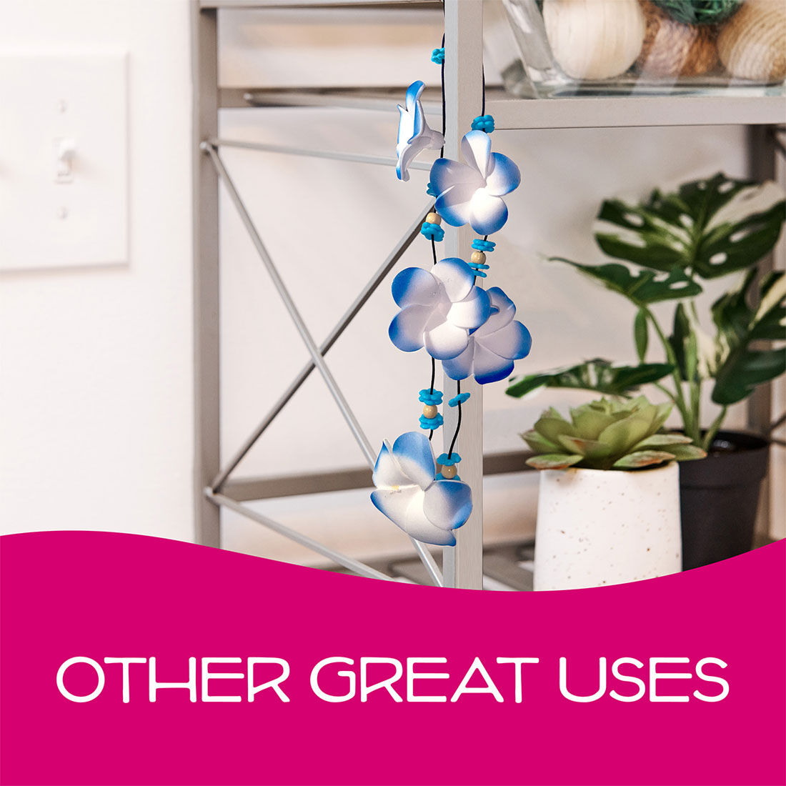 California Scents Novelty Hanging Lei California Clean Car Air Freshener - 1PK, , scaau_hi-res