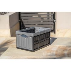 ToolPRO 45 Litre Plastic Folding Storage Box, , scaau_hi-res