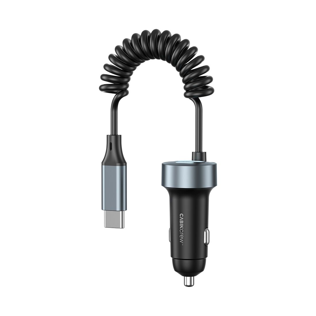 Cabin Crew 12V 65W 3 Port with Spring Cable In-Car Fast Charger, , scaau_hi-res