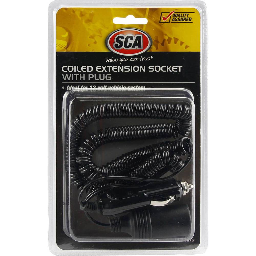 cigarette lighter socket supercheap 12V SCA Extension Lead - 3m Lead cigarette lighter socket supercheap 12V SCA Extension Lead - 3m Lead