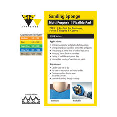 SIA Abrasives Sanding Pad 2 Pack Superfine - Siasponge 7983, , scaau_hi-res