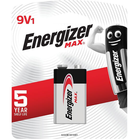 Energizer Max Battery - 9V, , scaau_hi-res