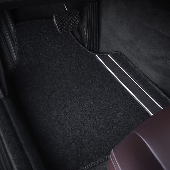 Sca Racing Car Floor Mats Carpet Black Set Of 4 Supercheap Auto