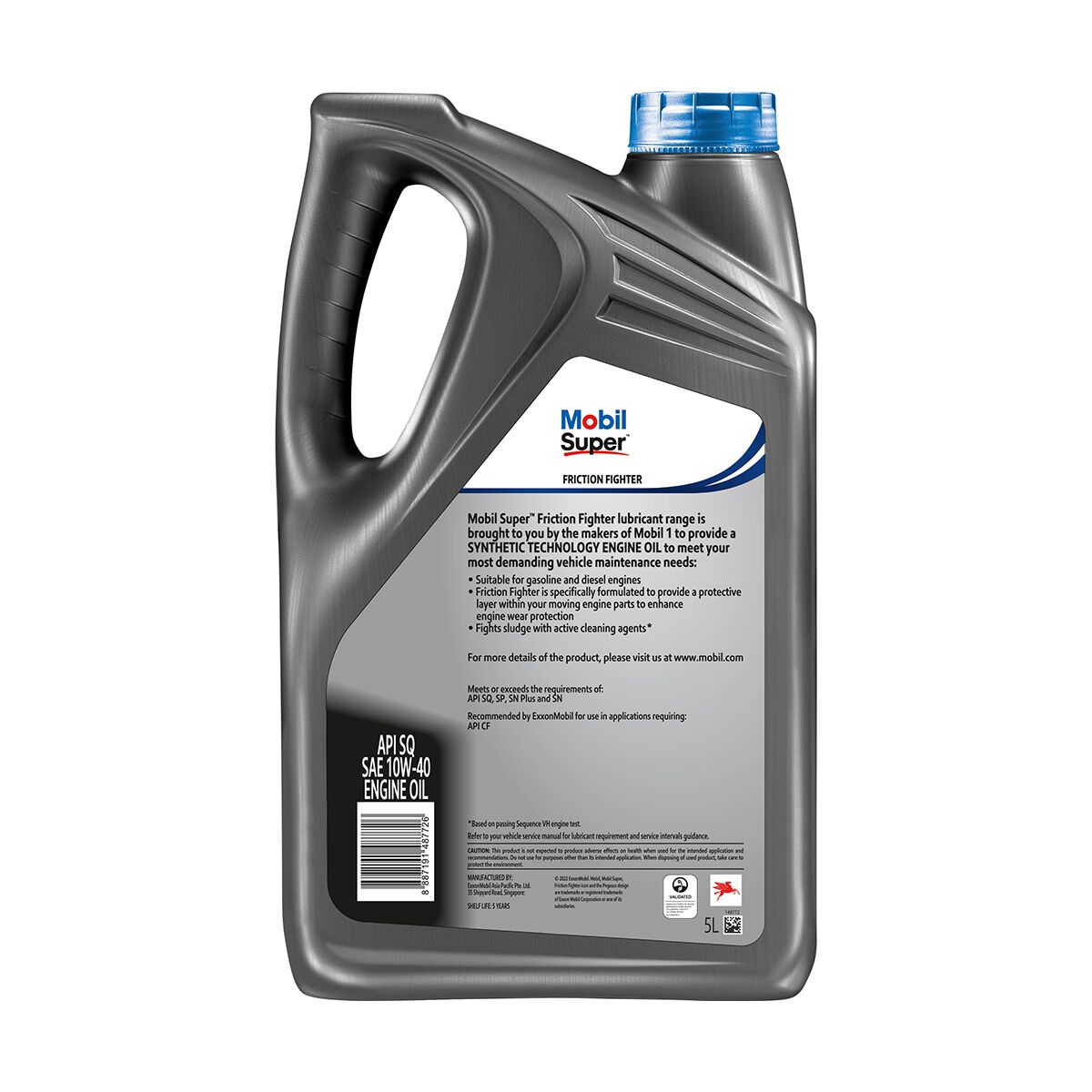 Mobil Super Friction Fighter 10W-40 5 Litre, , scaau_hi-res